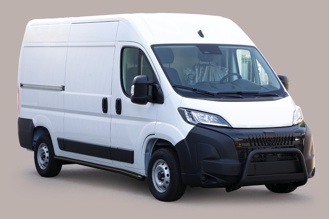 Schwarzer Frontschutzbügel 63mm passend für Fiat Ducato (2024-)
