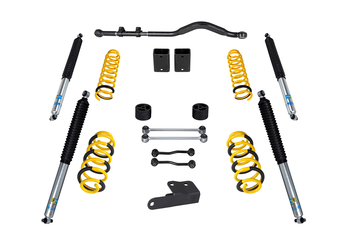 Produktbild: Höherlegungsfahrwerk + 50 mm Wrangler JL (2018-2020)