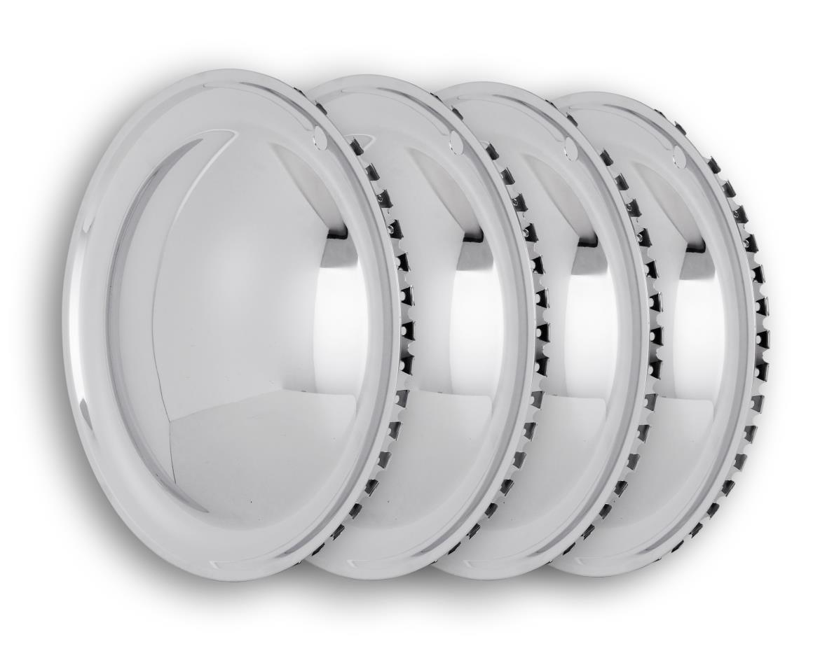 Chrom Moon Caps - 13 bis 16 Zoll - für PKW, Oldtimer & Youngtimer