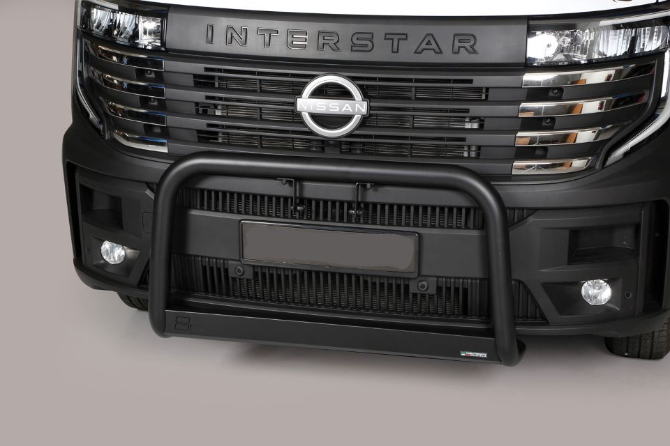 Schwarzer Frontschutzbügel Ø 63 mm passend für Nissan Interstar (2025-)