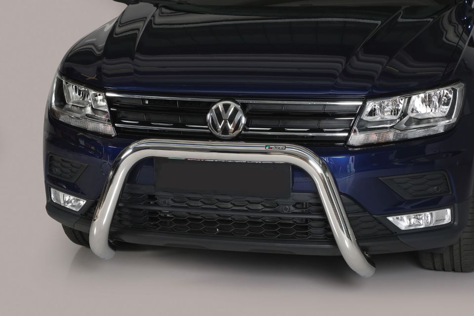 Edelstahl Frontschutzbügel Ø 76 mm passend für VW Tiguan (2016-2023)