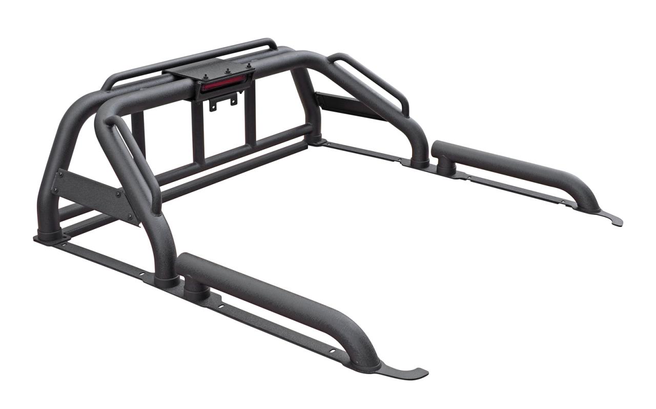 HSP Black Hunter Überrollbügel + Seilwindenmontageplatte passend für Toyota Hilux (2015-)