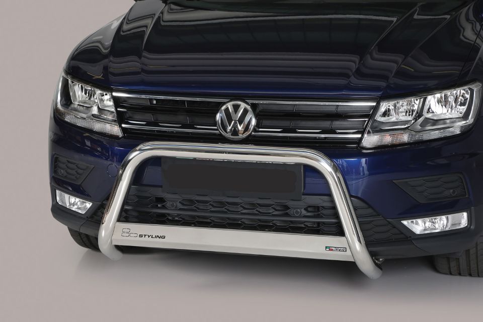 Edelstahl Frontschutzbügel Ø 63 mm passend für VW Tiguan (2016-2023)