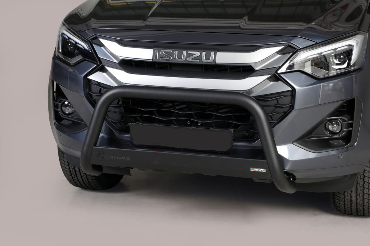 Schwarzer Frontschutzbügel Ø 63 mm passend für Isuzu D-Max (2024-2025)
