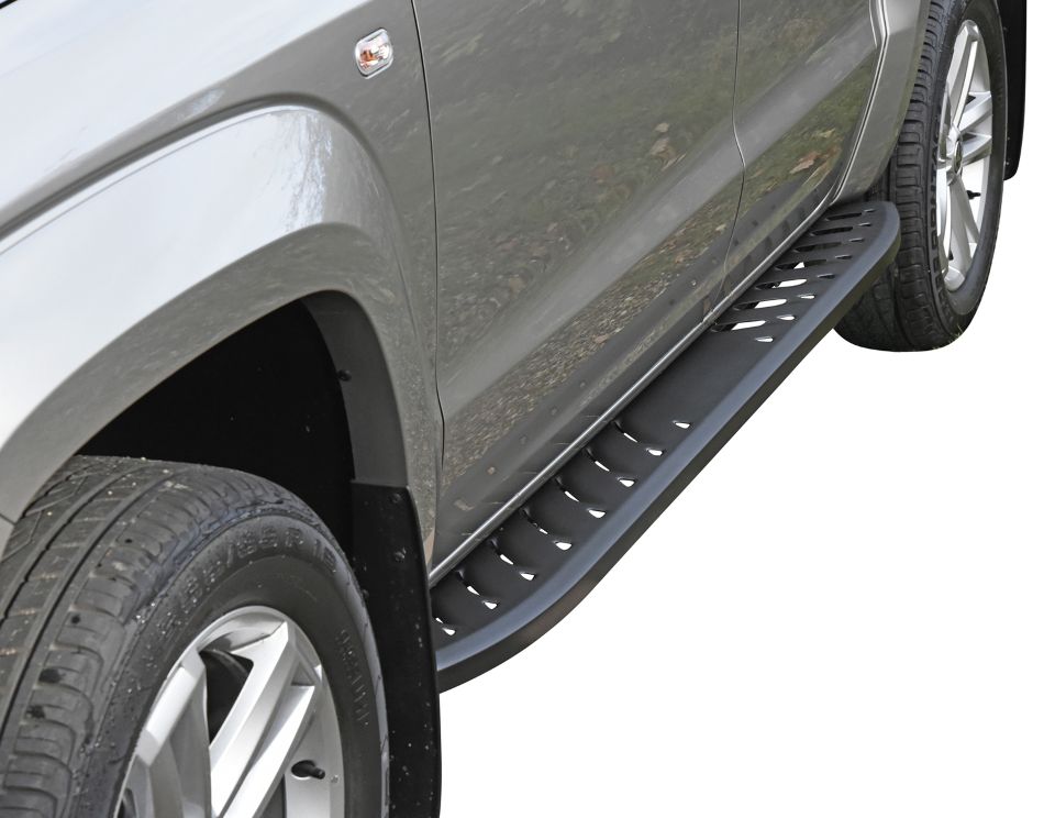 HSP Schwarz matte Trittbretter passend für Isuzu D-Max (2019-) Doppelkabine