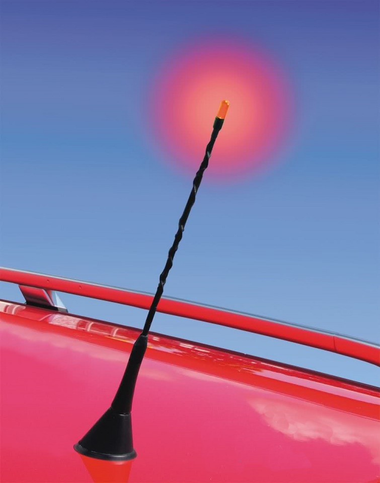 Produktbild: Beleuchtete Antenne 12 Volt