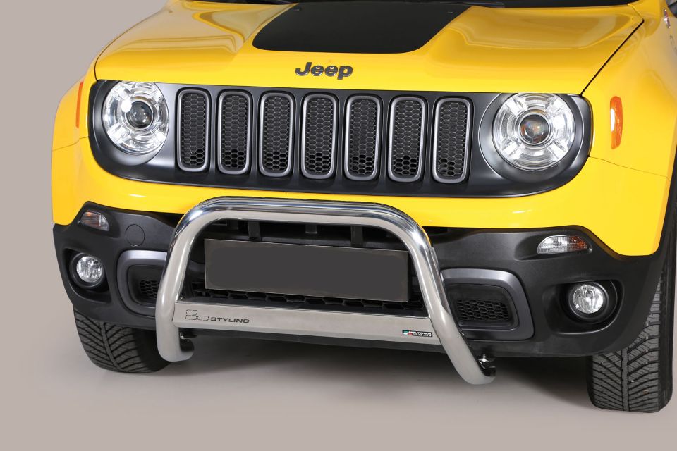 Edelstahl Frontschutzbügel Ø 63 mm passend für Jeep Renegade Trailhawk (2014-2018)