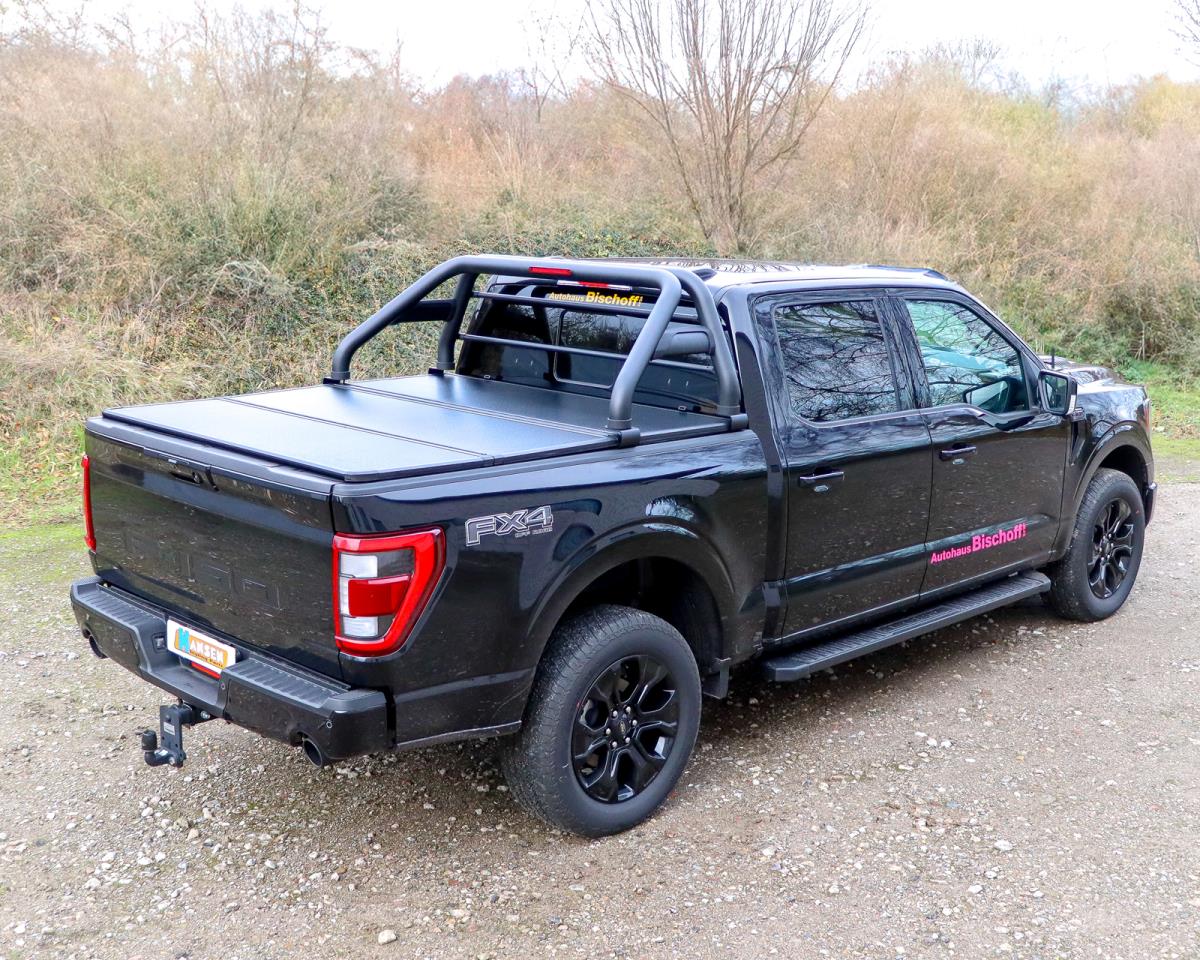 HSP Schwarzer Überrollbügel passend für Ford F150 Super Crew Cab (2014-2024) & Ford F150 Raptor (2016-2024)