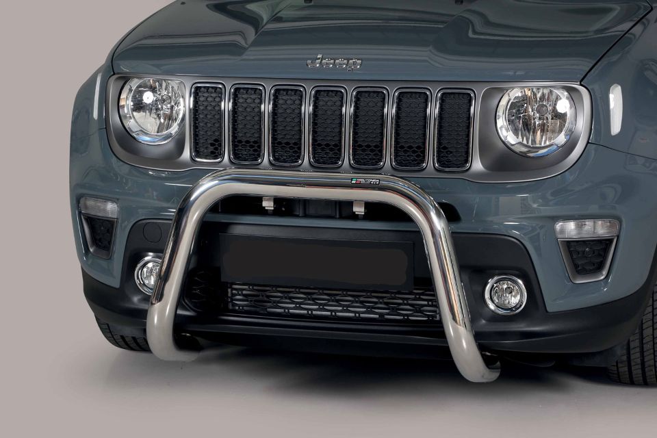 Edelstahl Frontschutzbügel Ø 76 mm passend für Jeep Renegade (2018-)