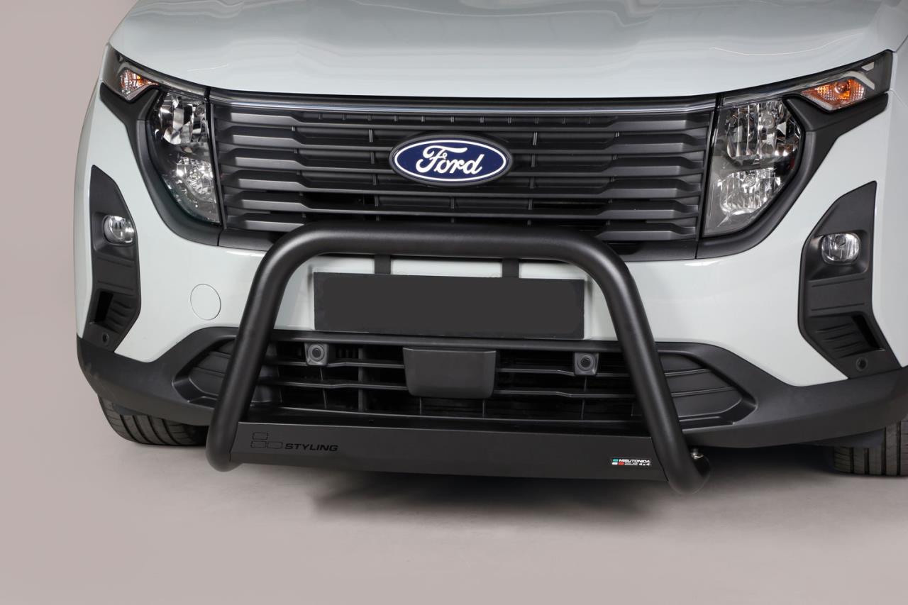 Schwarzer Frontschutzbügel Ø 63 mm passend für Ford Transit Courier / Tourneo Courier (2024-)