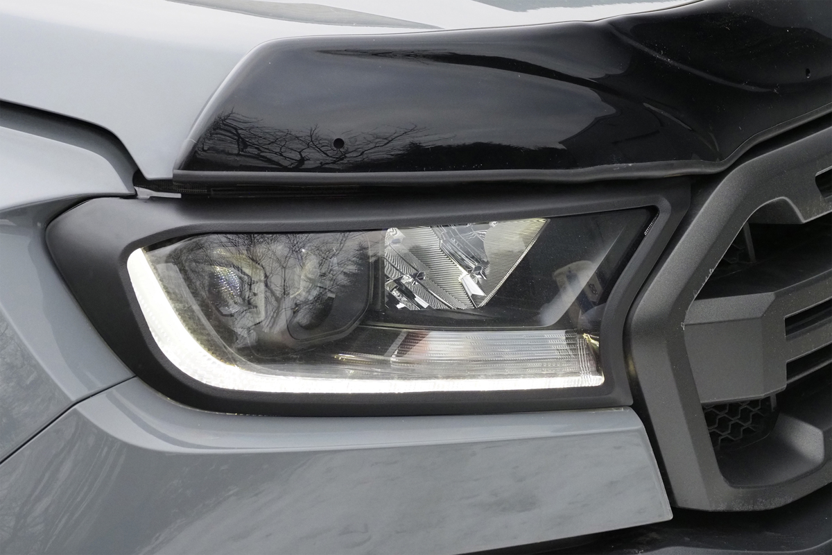 2 pieces headlight cover suitable for Ford Ranger (2019-2022) XL + XLT