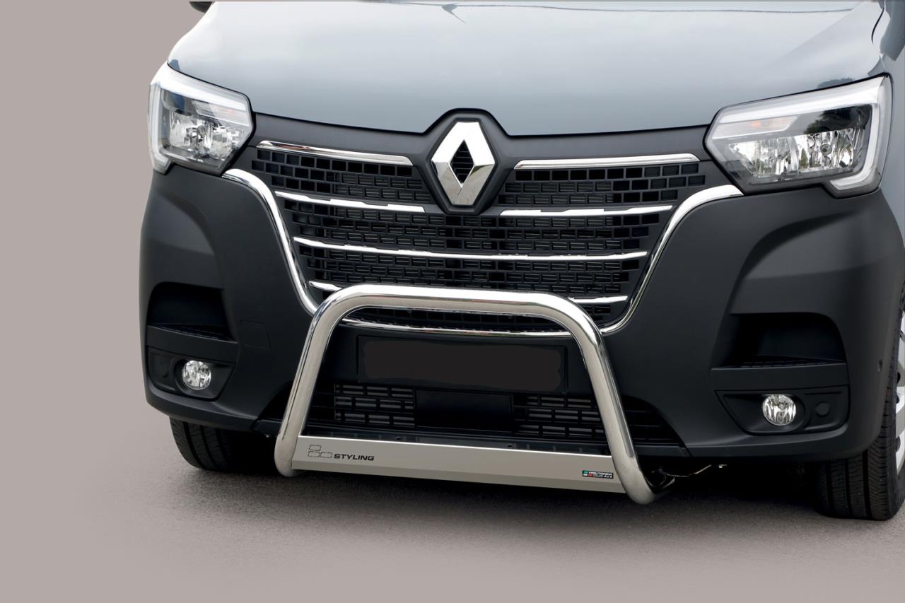 Edelstahl Frontschutzbügel Ø 63 mm passend für Renault Master (2019-2023)