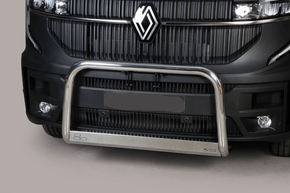 Edelstahl Frontschutzbügel Ø 63 mm passend für Renault Master (2024-)
